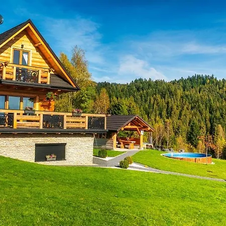 W Gorach Deluxe Sauna,jacuzzi,basen,hot Tub-nowy Targ Blisko Bialka ,zakopane Lodge *