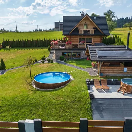 W Gorach Deluxe Sauna,jacuzzi,basen,hot Tub-nowy Targ Blisko Bialka ,zakopane Lodge *