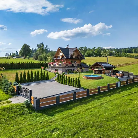 Lodge W Gorach Deluxe Sauna,jacuzzi,basen,hot Tub-nowy Targ Blisko Bialka ,zakopane